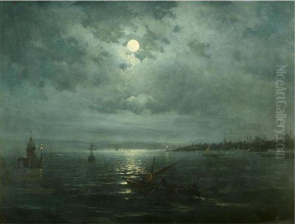 Constantinople By Moonlight - view 1