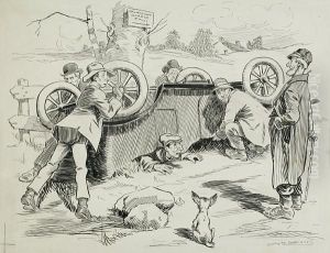 Spunktown Garage 5 Miles by L M Glackens