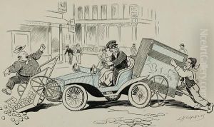 Modernized Proverb by L M Glackens