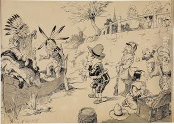 Trading With The Indians - view 1