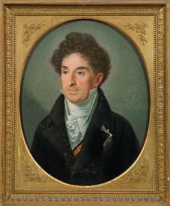 Portrait Eines Herrn Vom Hof In Darmstadt by Gotthelf Leberecht Glaeser