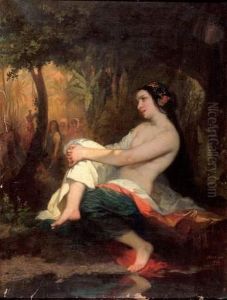 Femme Au Bain by Auguste Glaize