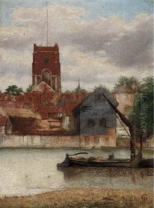 Wanders The Hoary Thames Along His Silver-winding Way by Florence E. Glasier