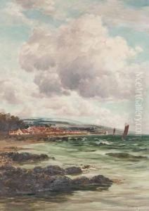 Arsa The East Coast At Dysart Looking Towards St Serf's Tower by John Hamilton Glass