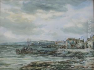 A Quiet Day, East Wemyss, Fifeshire; Evening, Buckhaven, Fifeshire by John Hamilton Glass