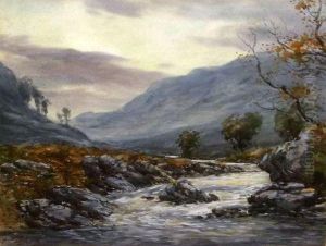 A Scottish River And Mountain Landscape
Approaching Storm by John Hamilton Glass
