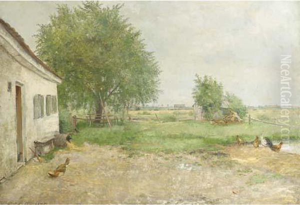 A Farmyard In An Extensive Landscape - view 1