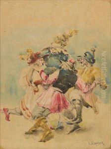 Violoncelliste, Personnages Et Farandole by Simon Glatzer