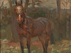 'bally Linda' - A Chestnut Mare by Helena Gleichen