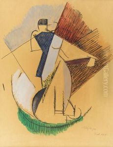 Etude Pour Les Personnages by Albert Gleizes