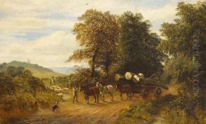 A Surrey Lane by Alfred Glendening