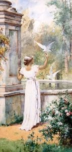Her Pets by Alfred Glendening