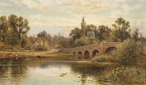'the Thames At Sonning', And A Companion Of The 'thames At Windsor', A Pair