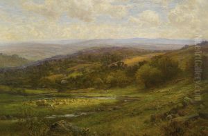Landscape With Cattle And Haystacks