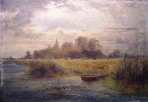Boat In A Reed Bed