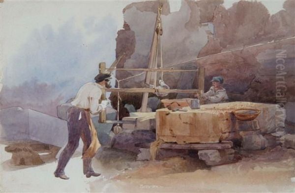 Cutting Marble - view 1