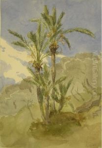 Palm Treessalerno by Arthur Glennie