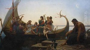 Mythological Scene Mythological Scene