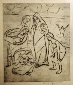 Nursing by Enoch Henryk Enrico Glicenstein