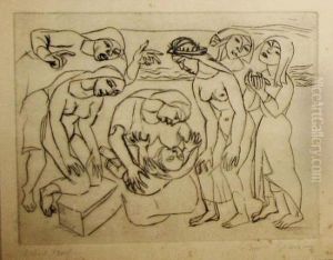 Nursing by Enoch Henryk Enrico Glicenstein
