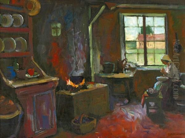 Interior Of A Farmhouse - view 1
