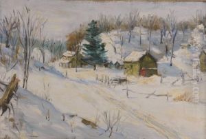 Winter Landscape With Spruce Winter Landscape With Spruce
