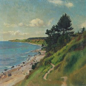 Landscape From Lerchenborg by Johannes Glob