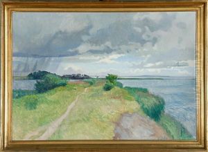 Danish Landscape by Johannes Glob