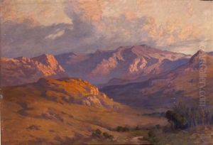 A South African Mountain View by Allerley Glossop