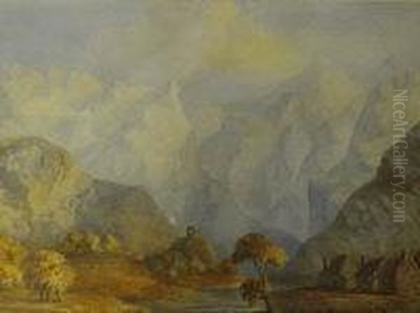 Winter Alpine Landscape - view 1