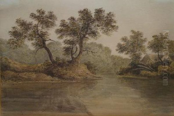 Barn At The Edge Of The River - view 1