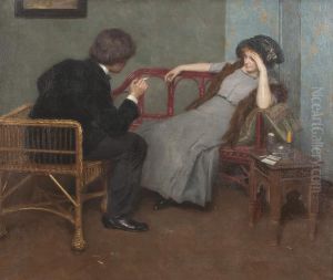 Paar Im Gesprach by Simon Glucklich
