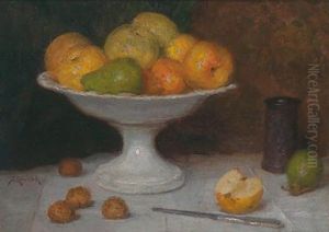 Stilleben Mit Apfeln by Simon Glucklich