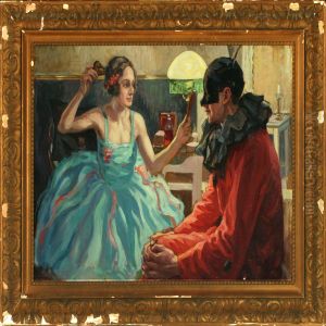 Preparing The Masked Ball by Wilfred Peter Glud