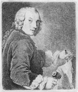 Der Bildhauer Friedrich C by Johann Gottlieb Glume