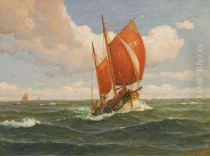 Fischkutter Aus Finkenwerder by Martin Franz Glusing