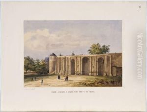 Porte Romaine A Reims, Dite Porte De Mars by Gaspard Gobaut