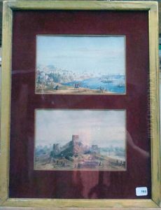 Debarquement A Alger/ La Bataille A Zaatcha by Gaspard Gobaut