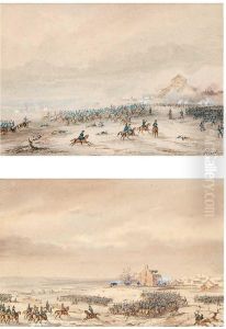 Die Schlacht Bei Preusisch Eylau by Gaspard Gobaut