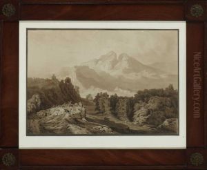 Blick Auf Rocca Di Mezzo. by Angilbert Wunibald Gobel