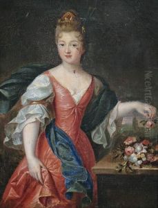 Bildnis Der Comtesse D'argenson Als Flora