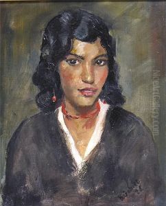 Madchen Imbrustportrait. Madchen Imbrustportrait.