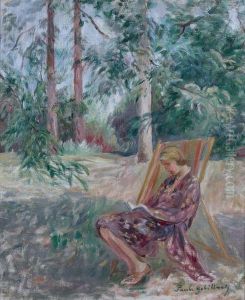 Lecture Dans Le Parc by Paule Gobillard