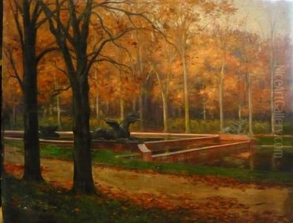 Bassin Dans Le Parc De Trianon - view 1