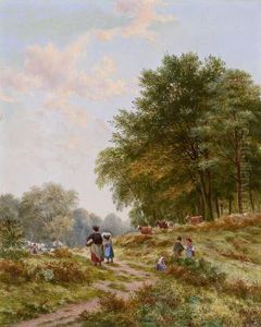 Landliche Idylle by Julius Godet