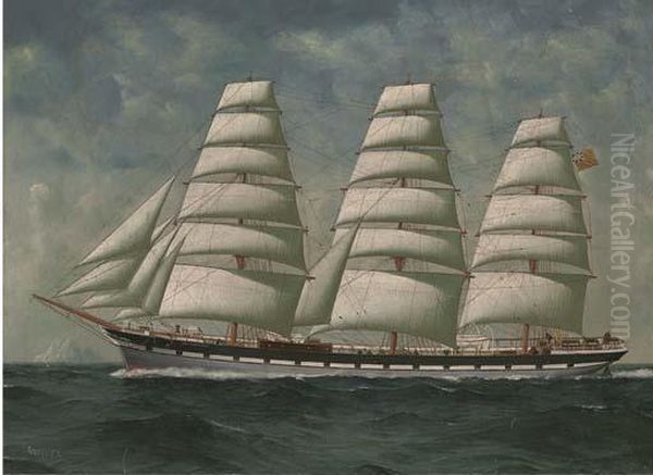 The Clan Macpherson
Under Full Sail Passing An Iceberg - view 1