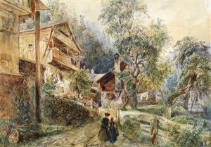 A Party Near Gaden by Carl Goebel