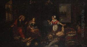 Christus In Het Huis Van Martha En Maria.