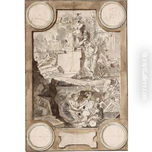 Design For A Frontispiece: An Allegory Of The Decline Of Classical Civilization Design For A Frontispiece: An Allegory Of The Decline Of Classical Civilization
