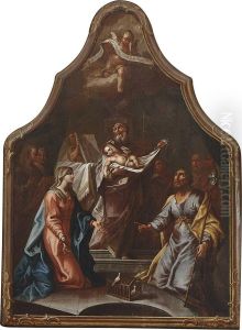 Prozessionstafel - Darbringung Jesu Im Tempel